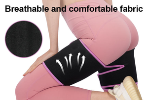 Manchon de soutien respirant en tissu doux, antidérapant et réglable <span class=keywords><strong>pour</strong></span> la prévention des blessures musculaires à la <span class=keywords><strong>cuisse</strong></span> - Product Image 5