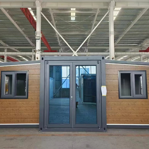 Casa de contenedores expandible de 20 pies y 40 pies de lujo moderna con precio al por mayor de ala doble de uso familiar para casas privadas en EE. UU. Y Australia - Product Image 1