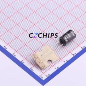 Condensateur électrolytique en aluminium à montage traversant NXA 16V330 8*11.5, D8xL11.5mm 330uF 20% 16V 640mA-100kHz - Product Image 1