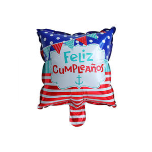10 pouces Feliz Cumpleanos métallisé Globo <span class=keywords><strong>espagnol</strong></span> joyeux anniversaire ballons en aluminium pour fournitures de décoration de fête d'anniversaire - Product Image 2