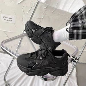 Chaussures pour femmes, nouvelle collection, couleur unie, mode, semelle épaisse, résistantes à l'usure, antidérapantes, chaussures de sport pour femmes, tendance rétro, chaussures décontractées pour femmes - Product Image 2