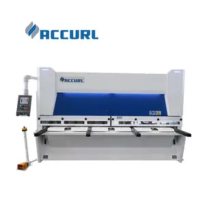 ماكينة الحز الهيدروليكية Accurl لتقطيع الألواح المقدمة بالجيلوتين MS8-6*3200 مع نظام التحكم الرقمي CNC DAC360T