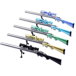 5件酷狙击枪发光中性笔男孩新颖塑料材料0.5毫米书写宽度 - Product Image 4