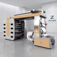Máquina de Impresión Flexográfica de Rollo a Rollo de Alta Velocidad Totalmente Automática con Transmisión por Correa a Bajo Precio en China