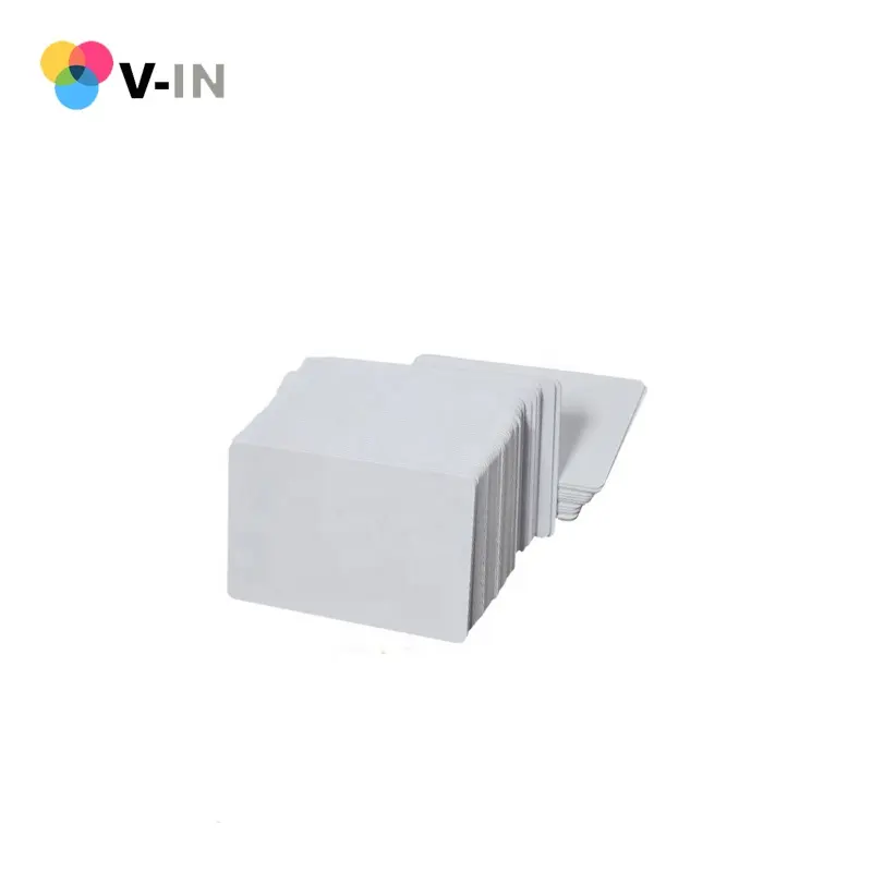 व्यापार पीवीसी कार्ड के लिए Epson कैनन इंकजेट प्रिंटर मुद्रण योग्य सफेद खाली प्लास्टिक कार्ड चिप के बिना CR80