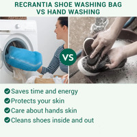 Ventes chaudes, sacs de nettoyage de chaussures réutilisables avec logo personnalisé, couleur personnalisée, pour lave-linge et sèche-linge, sacs de lavage pour chaussures de tennis