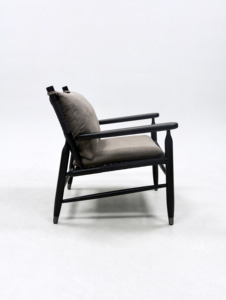 Stile Vintage Sabi Wabi soggiorno per il tempo libero sedia con struttura in legno di Ashwood Villa appartamento corda poltrona grande Hotel confortevole sedia per sedie - Product Image 2