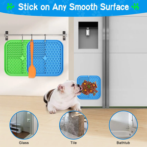 Okkpets miếng lót liếm cho chó mèo ăn chậm với cốc hút miếng lót điều trị êm dịu đồ chơi xếp hình cho chó miếng lót huấn luyện thú cưng - Product Image 5