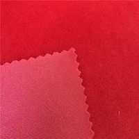 Tissu en velours molletonné super doux, pour taies d'oreiller, 1.5mm, 1 pièce, peluche brossée sur un côté, couleur unie