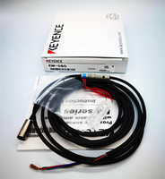Sensor Proximity KEYENCE EM-080 dengan Amplifier Dalam Kabel NPN Jarak Deteksi 2.0mm 10-30VDC Baru Original