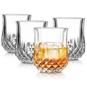 Vasos Retro Dobles para Whisky, Estilo Old Fashioned, con Corte de Diamante, Vasos Altos para Bar - Product Image 1