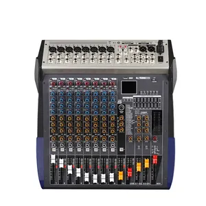 EIF-DV8 Professional Blue tooth 8 channel Audio Mixer DSP DJ Mixing Console With with 48V phantom power