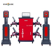Instrument d'alignement de roues 3D SLIDE SLD-76P - Équilibrage précis et stable à 220 tr/min, poids de roue maximal de 75 kg, puissance de 250 W, affichage numérique LED