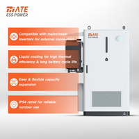 Système de stockage d'énergie tout-en-un MATE 125 kW 261 kWh avec batterie lithium-ion et refroidissement liquide pour station de recharge de véhicules électriques