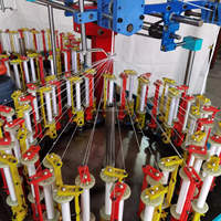 Crochet de corde de lacet plat rond creux faisant la machine de tressage de tissage de fabricant
