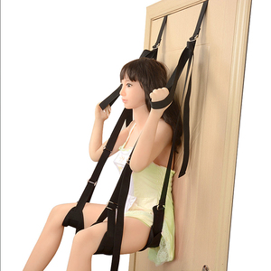 Columpio Erótico BDSM para Colgar en la Puerta, Juguete Sexual para Adultos, Restricción <span class=keywords><strong>de</strong></span> Bondage para Parejas, Juegos SM/BDSM, Negro/Color Personalizado - Product Image 4