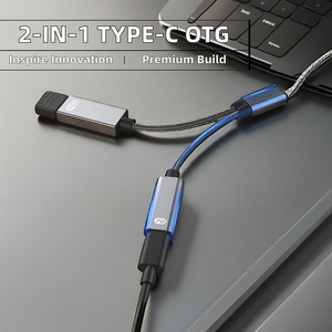 2-Trong-1 Type-C OTG Chuyển Đổi Adapter 30W Pd Nhanh Chóng Sạc USB 2.0 Cáp Mở Rộng USB C Dock Trạm Loại Hub Cho Điện Thoại Di Động - Product Image 4