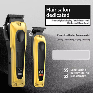 Kit de tondeuse à cheveux USB haute performance 2-en-1 avec brosses et peignes de réglage, batterie longue durée, pour barbier - Product Image 4