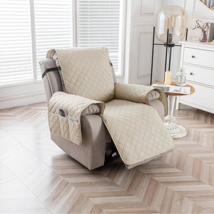 Wholesale High Quality Single Seat Anti Slip Sofa <strong>Cover</strong> with Elastic Straps Quilted One Piece <strong>for</strong> <strong>Recliner</strong> <strong>Chair</strong> - Product Image 1