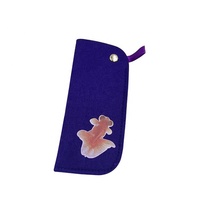 Xinhe Shengfu étui à lunettes en feutre boîte à lunettes en papier souple pochette souple colorée pochette en feutre pour lunettes de soleil sac à lunettes