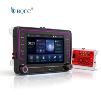 Radio Mobil Android FM RDS BQCC 7 inci, Layar MP5 Carplay, BT Multimedia Stereo untuk VW Amarok Caddy Golf 5 6 Skoda Octavia Passat B6