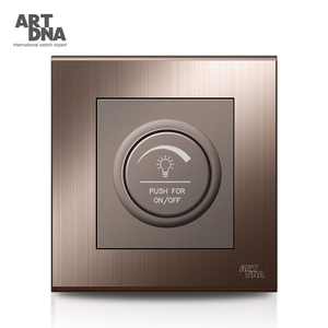 ARTDNA สวิทช์ติดผนังหน้าโลหะ1000W,สวิตช์ไฟหรี่ไฟฟ้าแบบ UK สแตนเลสอัจฉริยะ - Product Image 2