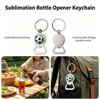 Décapsuleur porte-clés en gros, décapsuleur porte-clés, décapsuleur porte-clés vierge en métal pour sublimation, llaveros para sublimar