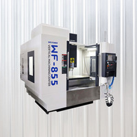 Système MITSUBISHI WF-855 Centre d'usinage CNC vertical automatique de haute précision BT40 cône de broche robuste 24 capacité d'outil