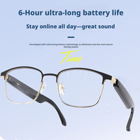 Lunettes Intelligentes Bluetooth de Haute Qualité avec Traduction IA, Longue Autonomie, Verres Anti-Rayures et Prise de Vue à Distance pour le Bureau, le Travail et les Voyages