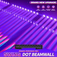 Barra de Luces LED RGBW de 10x15W Fb4 DMX512 a Todo Color, con Efecto Wash, Cabezal Móvil, Focos con Control Puntual, IP20
