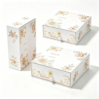 Boîte d'emballage de luxe personnalisée en papier pour bijoux, coffret cadeau pour montre avec tiroir, avec votre propre logo, marquage à chaud, gaufrage, insert UV