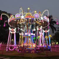 Manège des chaises volantes pour enfants 16/24 places, modèle Angel coloré, pour parc d'attractions
