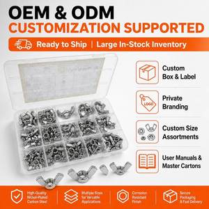 Écrous à oreilles métriques M3-M12 en acier au carbone nickelé pour le réglage de machines et les supports d'éclairage - Product Image 5