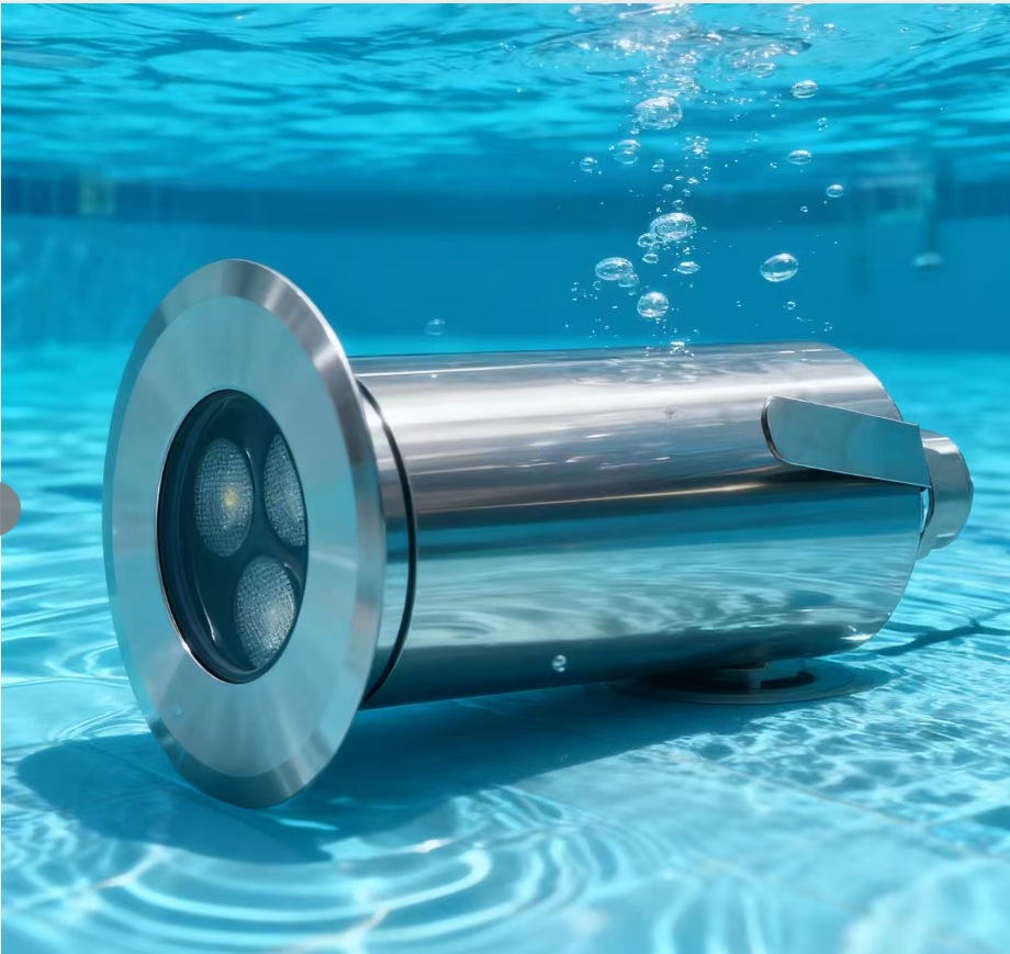 Outdoor 304 Stainless Steel 9W/12W IP68 RGB/RGBW DMX512 12V Warm White LED Swimming Pool Light