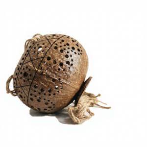 Vela artesanal en tazón de cáscara de coco con portavelas de cristal para velas de té, velas en cáscaras de coco de Eco2go Vietnam - Product Image 3