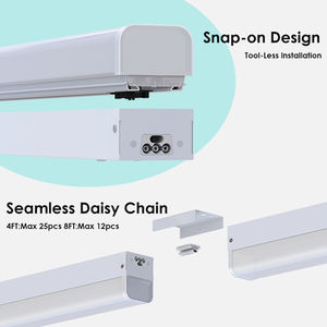 DLC 5.1 CCT & Wattage Dimmable Selectable Linkable LED Tube Rail Linear Pendant pour Office Fit <span class=keywords><strong>Centre</strong></span> - Product Image 5