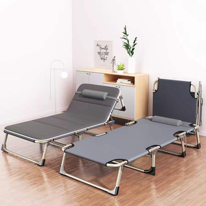 <span class=keywords><strong>Lit</strong></span> pliant en métal portable et inclinable personnalisable <span class=keywords><strong>pour</strong></span> le <span class=keywords><strong>camping</strong></span>, simple/<span class=keywords><strong>double</strong></span>, <span class=keywords><strong>pour</strong></span> adultes, utilisation en extérieur - Product Image 6