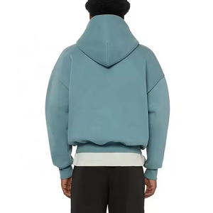 Tuta Sportiva Unisex con Spalle Scivolate, Stile Scozzese, Tasche Nascoste, Senza Coulisse, Felpa con Cappuccio Personalizzata, Vestibilità Ampia - Product Image 3