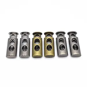 Hợp kim chuyển đổi nút chặn mùa xuân nạp dừng dây Fastener khóa nút cho ba lô Dây giày thay thế Antique Bronze Gunmetal