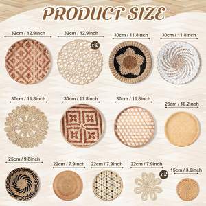 Décoration murale décorative, décoration pour la maison et le salon, grand macramé suspendu, design Art Déco rond de Noël, couleur personnalisée - Product Image 2