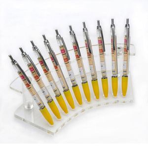 Popular Customized Logo Printed Plastic Banner Ballpoint Pen With Promotion - Product Image 5
