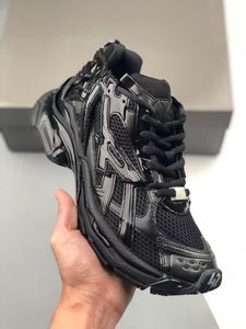 Zapatos de hombre lujosos y a la moda con parte superior de malla transpirable, zapatillas de tenis para exteriores, suela gruesa, diseño elevado, calzado deportivo. - Product Image 4