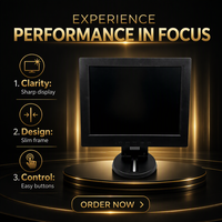 Moniteur LED IPS 12 pouces OEM HD VGA 1024*768 Garantie 1 an pour utilisation au bureau et à domicile Neuf