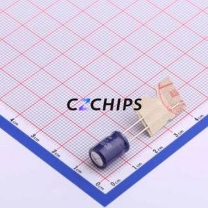 Condensador Electrolítico de Aluminio de Montaje Pasante ECA1HM101BJ, D8xL11.5mm, 100uF, 20%, 50V, 250mA-120Hz - Product Image 2