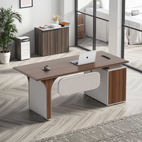 Bureau de direction modulaire moderne et élégant pour patrons et PDG, mobilier de luxe en bois massif pour la maison ou la chambre