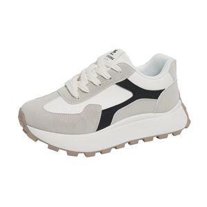 2025 primavera nuove <span class=keywords><strong>scarpe</strong></span> da corsa <span class=keywords><strong>sportive</strong></span> Casual da donna in stile coreano <span class=keywords><strong>con</strong></span> Sole spesso e <span class=keywords><strong>tacco</strong></span> <span class=keywords><strong>alto</strong></span> 2 f29 - Product Image 5