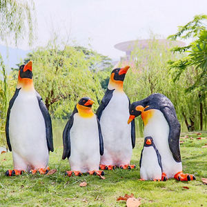 Statue de <span class=keywords><strong>pingouin</strong></span> en fibre de verre de <span class=keywords><strong>Madagascar</strong></span> pour la décoration de jardin - Product Image 6