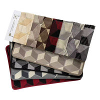 Bester Preis Fleckresistenter Polyester-Jacquard-Teppichstoff 350g Maschinell Gewebte Rollenware für Wohnzimmer Schlafzimmer Hotelnutzung