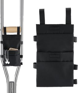 Free sample Hot Sell Taiwan Pearl Coated Hands Crutch <b>bag</b> Walking Sticks Offset Handle Walking Stick <b>Medical</b> Crutches Elderly - Product Image 1