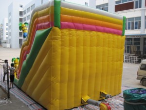 สไลเดอร์เป่าลม PVC ขนาดใหญ่สำหรับเด็กและผู้ใหญ่ ใช้ปีนป่ายและเล่นน้ำได้ เหมาะสำหรับโรงเรียน รองรับน้ำหนักได้มาก - Product Image 5